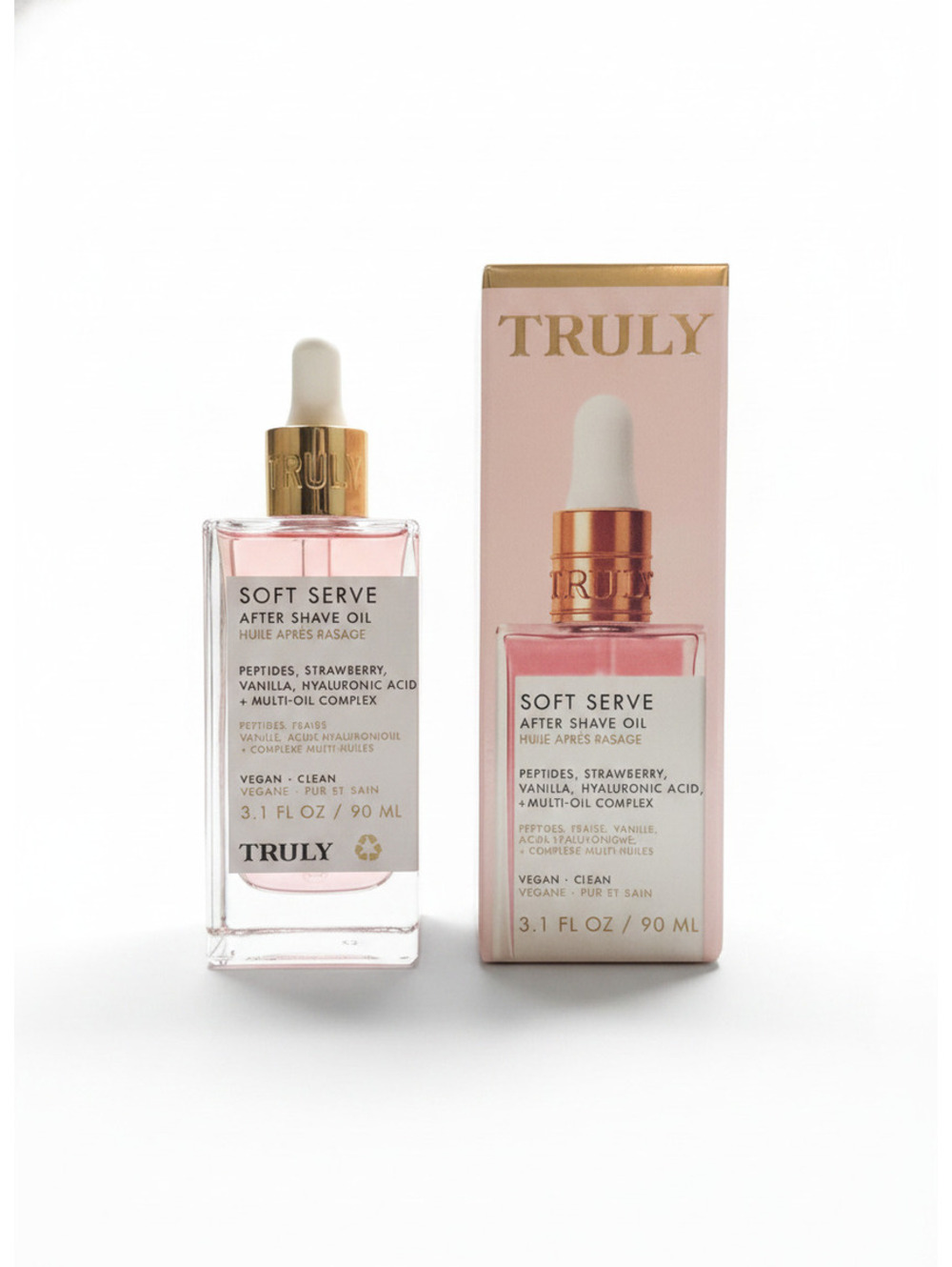 Truly Soft Serve After Shave Oil 3.1 fl oz / 90 ml - Vegan,